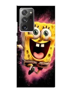 Чехол для Samsung Galaxy Note 20 Ultra с картинкой «Взрывной Спанч Боб»