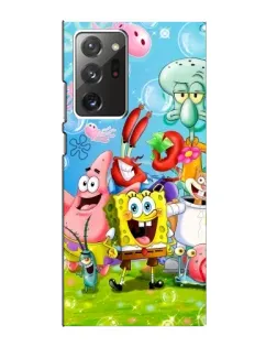 Чехол для Samsung Galaxy Note 20 Ultra с картинкой «Губка Боб и друзья»
