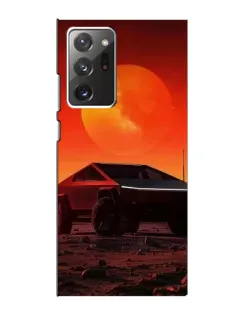 Чохол для Samsung Galaxy Note 20 Ultra з картинкою «Cybertruck на Марсі»
