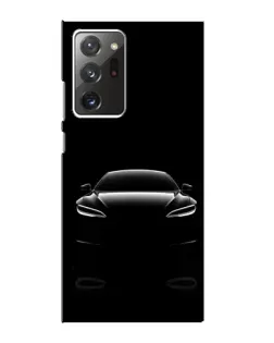 Чохол для Samsung Galaxy Note 20 Ultra з картинкою «Силует Tesla Night»