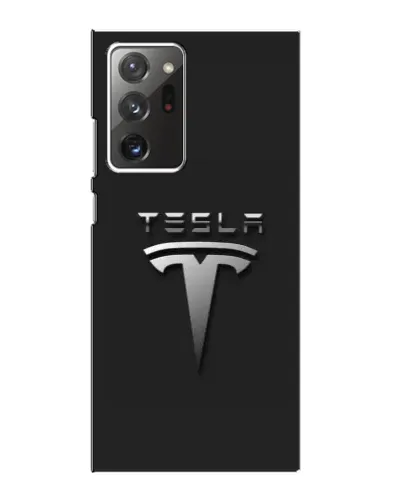 Чохол для Samsung Galaxy Note 20 Ultra з картинкою «Сталевий логотип Tesla» Чохол для Samsung Galaxy Note 20 Ultra з картинкою «Сталевий логотип Tesla»