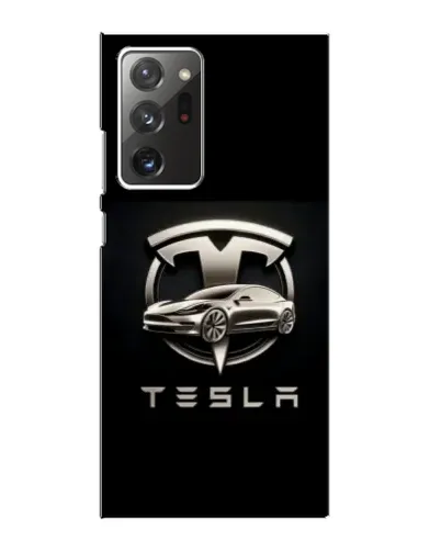 Чохол для Samsung Galaxy Note 20 Ultra з картинкою «Tesla — срібне авто» Чохол для Samsung Galaxy Note 20 Ultra з картинкою «Tesla — срібне авто»