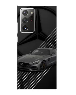 Чехол для Samsung Galaxy Note 20 Ultra с картинкой «Mercedes AMG — графика»