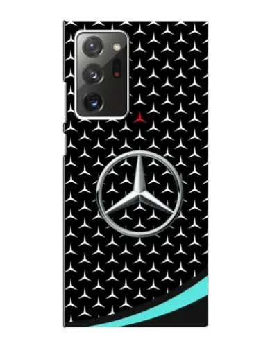 Чехол для Samsung Galaxy Note 20 Ultra с картинкой «Mercedes — бирюзовый акцент»