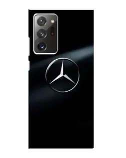 Чехол для Samsung Galaxy Note 20 Ultra с картинкой «Mercedes на металле»