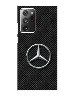 Чехол для Samsung Galaxy Note 20 Ultra с картинкой «Карбоновый Mercedes стиль»