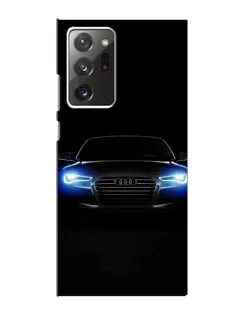 Чехол для Samsung Galaxy Note 20 Ultra с картинкой «Audi в неоне»