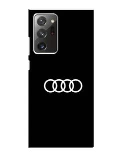 Чехол для Samsung Galaxy Note 20 Ultra с картинкой «Audi White Logo»