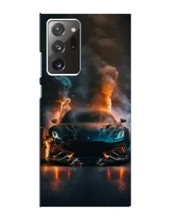 Чехол для Samsung Galaxy Note 20 Ultra с картинкой «Lamborghini дымная эстетика»