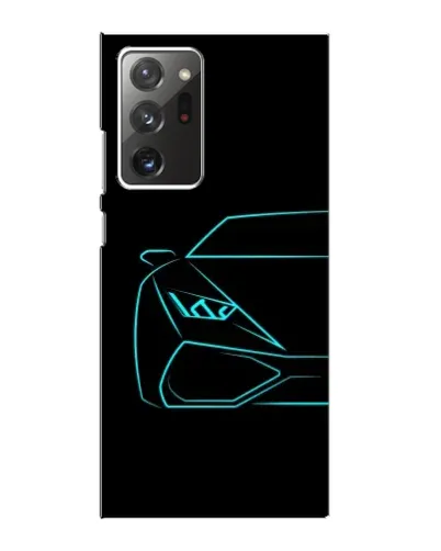 Чехол для Samsung Galaxy Note 20 Ultra с картинкой «Голубой силуэт Lamborghini» Чехол для Samsung Galaxy Note 20 Ultra с картинкой «Голубой силуэт Lamborghini»