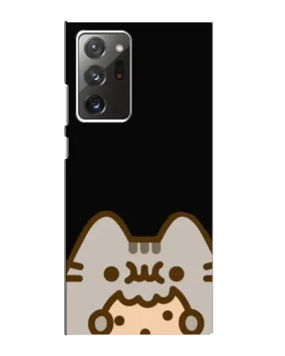 Чехол для Samsung Galaxy Note 20 Ultra с картинкой «Пушин на черном»