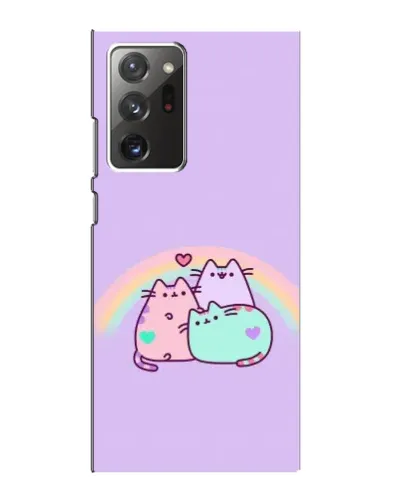 Чехол для Samsung Galaxy Note 20 Ultra с картинкой «Радужные Пушины»