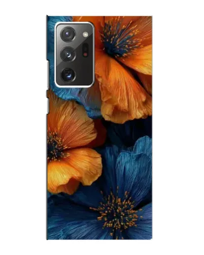 Чехол для Samsung Galaxy Note 20 Ultra с картинкой «Яркая сине-оранжевая флора» Чехол для Samsung Galaxy Note 20 Ultra с картинкой «Яркая сине-оранжевая флора»