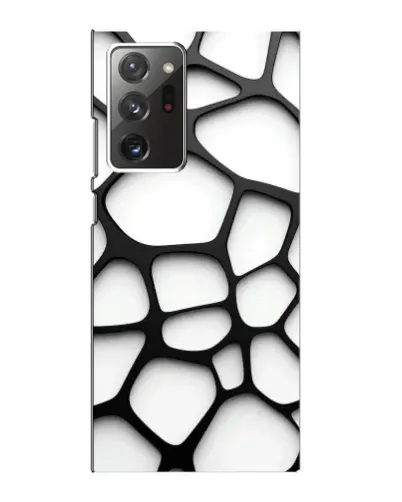 Чохол для Samsung Galaxy Note 20 Ultra з картинкою «Біла об'ємна сітка» Чохол для Samsung Galaxy Note 20 Ultra з картинкою «Біла об'ємна сітка»