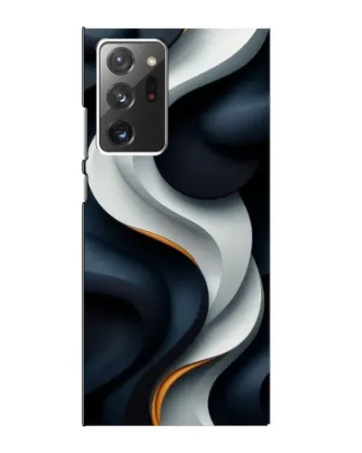 Чохол для Samsung Galaxy Note 20 Ultra з картинкою «Об'ємні чорно-білі стрічки» Чохол для Samsung Galaxy Note 20 Ultra з картинкою «Об'ємні чорно-білі стрічки»