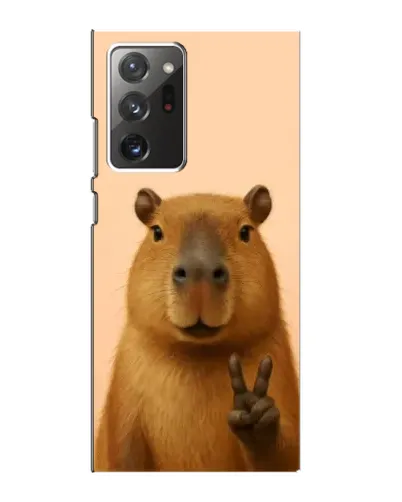 Чехол для Samsung Galaxy Note 20 Ultra с картинкой «Капибара виктория»