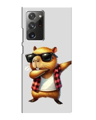 Чехол для Samsung Galaxy Note 20 Ultra с картинкой «Капибара рэпер даб»