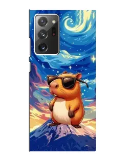 Чехол для Samsung Galaxy Note 20 Ultra с картинкой «Капибара Ван Гога»