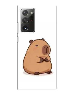 Чехол для Samsung Galaxy Note 20 Ultra с картинкой «Толстенькая капибара»