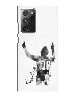 Чохол для Samsung Galaxy Note 20 Ultra з картинкою «Чорно-білий силует Мессі» Чохол для Samsung Galaxy Note 20 Ultra з картинкою «Чорно-білий силует Мессі»