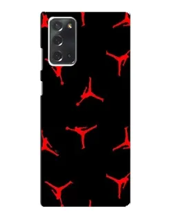 Чохол для Samsung Galaxy Note 20 з картинкою «Jordan Red Pattern» Чохол для Samsung Galaxy Note 20 з картинкою «Jordan Red Pattern»