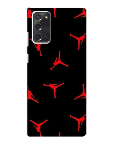 Чехол для Samsung Galaxy Note 20 с картинкой «Jordan Red Pattern»