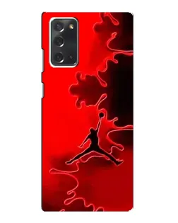 Чохол для Samsung Galaxy Note 20 з картинкою «Jordan Red Smoke» Чохол для Samsung Galaxy Note 20 з картинкою «Jordan Red Smoke»