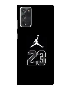 Чохол для Samsung Galaxy Note 20 з картинкою «Jordan Flight 23» Чохол для Samsung Galaxy Note 20 з картинкою «Jordan Flight 23»