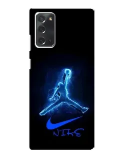 Чохол для Samsung Galaxy Note 20 з картинкою «Jordan Neon Blue» Чохол для Samsung Galaxy Note 20 з картинкою «Jordan Neon Blue»