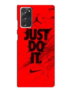 Чохол для Samsung Galaxy Note 20 з картинкою «Nike Just Do It» Чохол для Samsung Galaxy Note 20 з картинкою «Nike Just Do It»