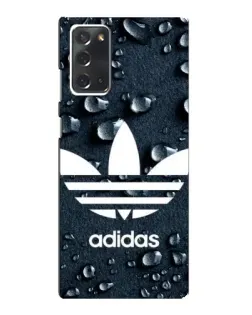 Чехол для Samsung Galaxy Note 20 с картинкой «Adidas Trefoil Blue»