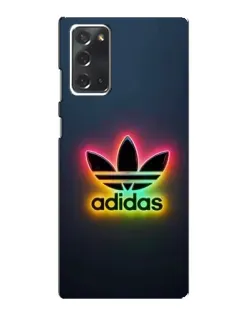 Чехол для Samsung Galaxy Note 20 с картинкой «Неоновый Adidas» Чехол для Samsung Galaxy Note 20 с картинкой «Неоновый Adidas»