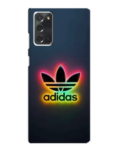 Чехол для Samsung Galaxy Note 20 с картинкой «Неоновый Adidas»