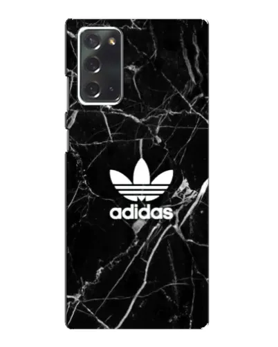 Чехол для Samsung Galaxy Note 20 с картинкой «Белый мрамор Adidas»