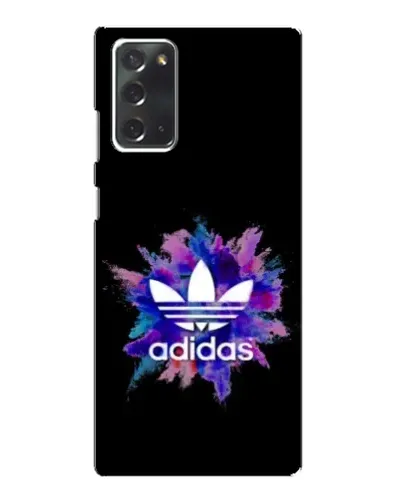 Чехол для Samsung Galaxy Note 20 с картинкой «Взрыв красок Adidas»