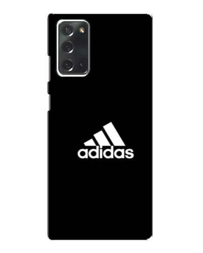 Чехол для Samsung Galaxy Note 20 с картинкой «Черная классика Adidas»