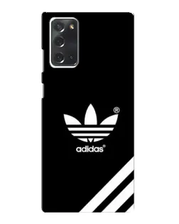 Чехол для Samsung Galaxy Note 20 с картинкой «Adidas с диагональными полосами»