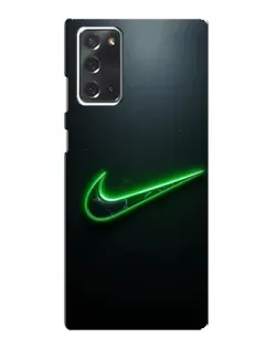 Чехол для Samsung Galaxy Note 20 с картинкой «Неоновый контур Nike» Чехол для Samsung Galaxy Note 20 с картинкой «Неоновый контур Nike»