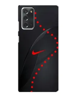 Чехол для Samsung Galaxy Note 20 с картинкой «Абстрактный дизайн Nike»