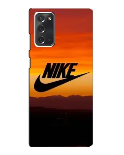 Чехол для Samsung Galaxy Note 20 с картинкой «Nike — вечерний горизонт»