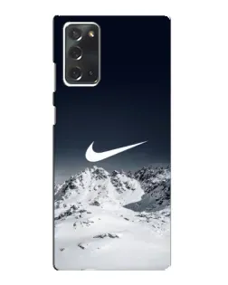 Чехол для Samsung Galaxy Note 20 с картинкой «Nike — зимние горы»
