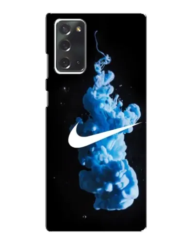 Чехол для Samsung Galaxy Note 20 с картинкой «Nike и синий дым»