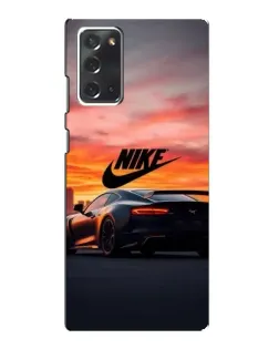 Чехол для Samsung Galaxy Note 20 с картинкой «Nike и суперкар»