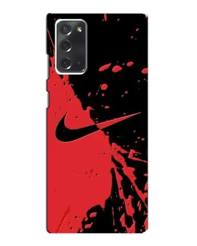 Чехол для Samsung Galaxy Note 20 с картинкой «Красные брызги Nike» Чехол для Samsung Galaxy Note 20 с картинкой «Красные брызги Nike»