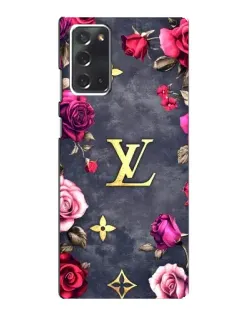 Чехол для Samsung Galaxy Note 20 с картинкой «Цветочный Louis Vuitton»