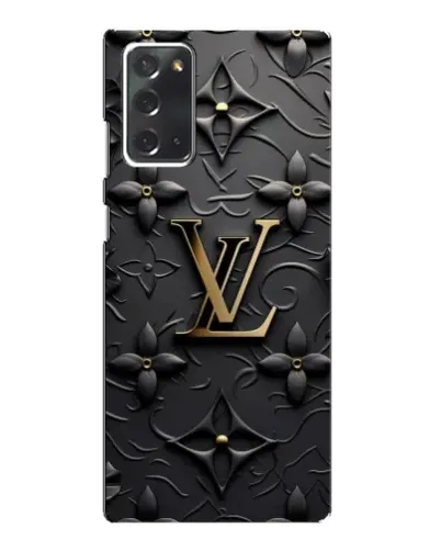 Чехол для Samsung Galaxy Note 20 с картинкой «Кожаная текстура LV»
