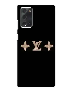 Чехол для Samsung Galaxy Note 20 с картинкой «Louis Vuitton — минимализм»