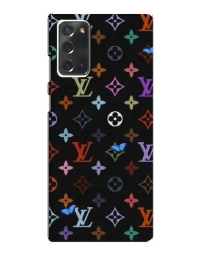 Чехол для Samsung Galaxy Note 20 с картинкой «Цветная монограмма LV»