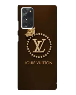 Чехол для Samsung Galaxy Note 20 с картинкой «LV — золотая печать»