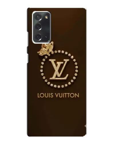 Чехол для Samsung Galaxy Note 20 с картинкой «LV — золотая печать»